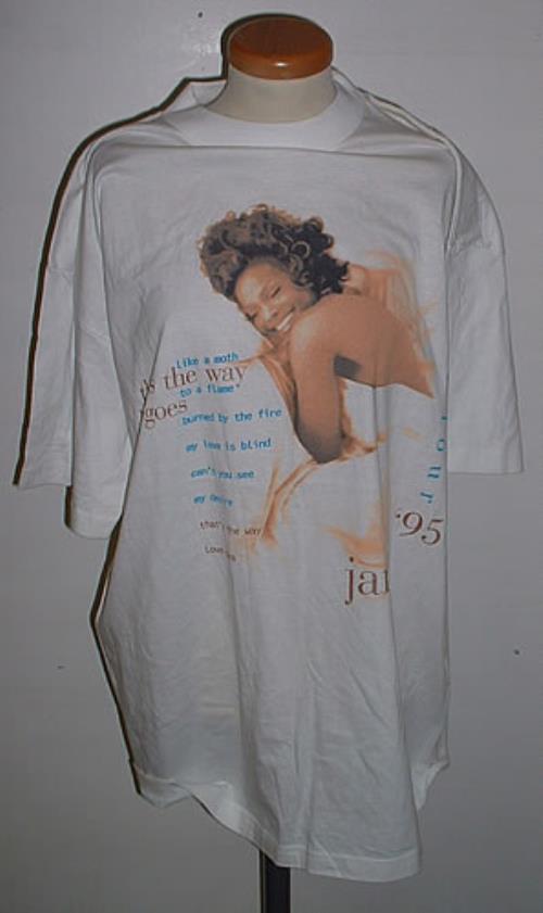 Janet Jackson World Tour 1995 UK t-shirt (334462)